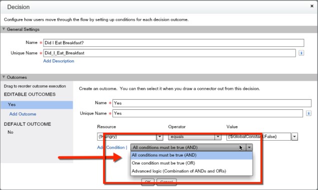 Adding the Filter Criteria