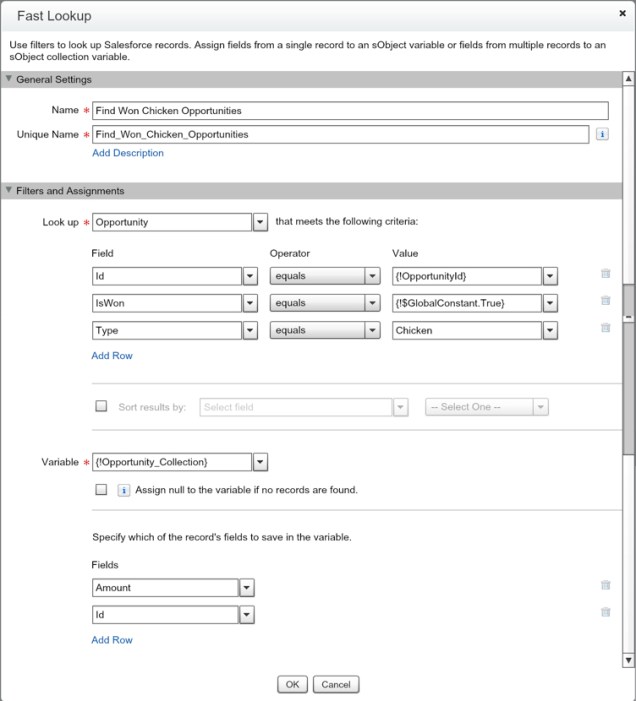 Fast Loopup Opportunity Collection