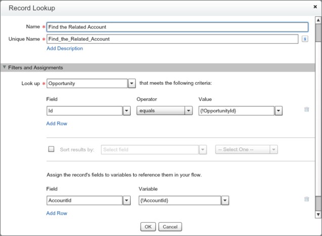 Find the Related Account