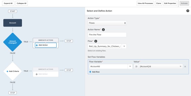 Parent Roll-up Add Flow