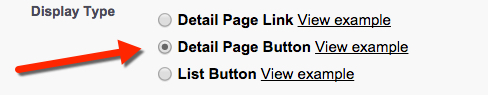 Detail Page Button - Arrow