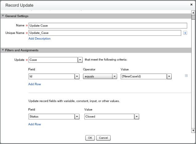 Record Update Completed