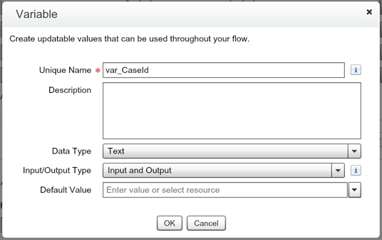 Variable Creation - var_CaseId