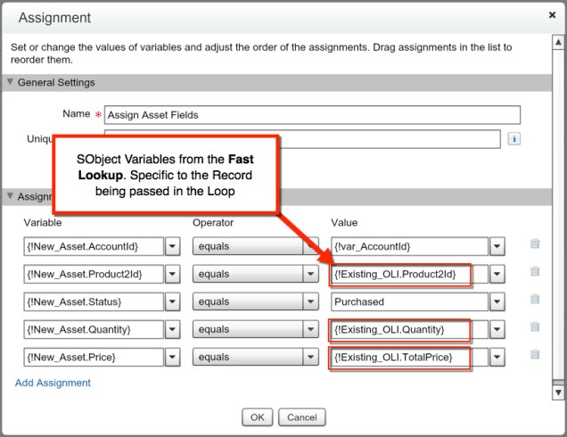 SObject Variable - Existing OLI