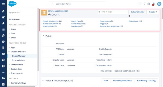 Standard Object setup as Custom Object