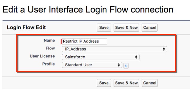 Create Login FLow