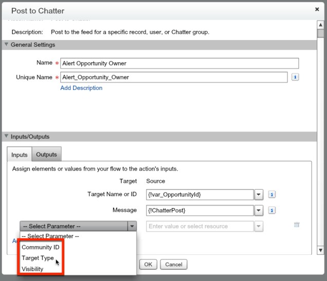Additional Chatter Options